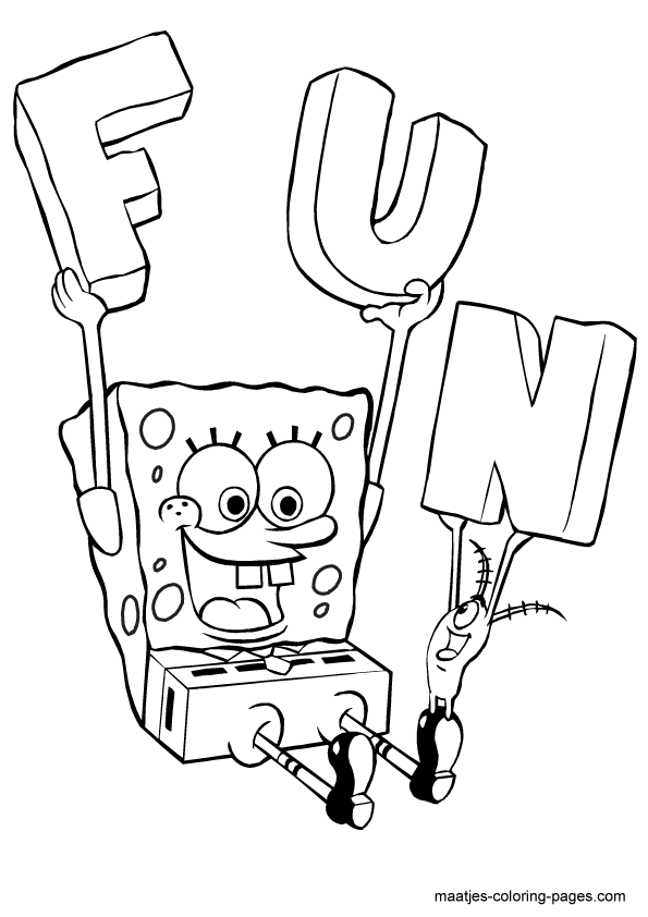Sponge Bob kolorowanki